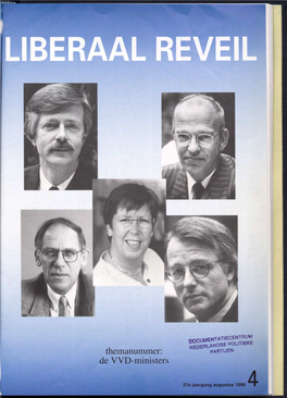 De VVD-Ministers Liberaal Reveil Is Een Uitgave Van De Prof.Mr