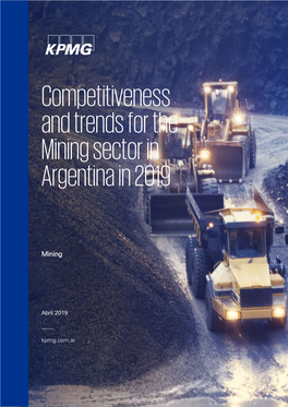 Competitiveness and Trends for the Mining Sector in Argentina in 2019