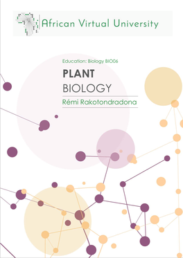 PLANT BIOLOGY Rémi Rakotondradona Plant Biology