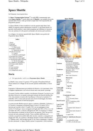 Space Shuttle - Wikipedia Page 1 of 11