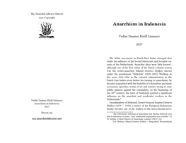 Anarchism in Indonesia