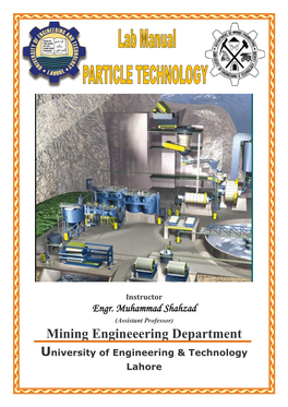 Mineral Processing Lab Manual