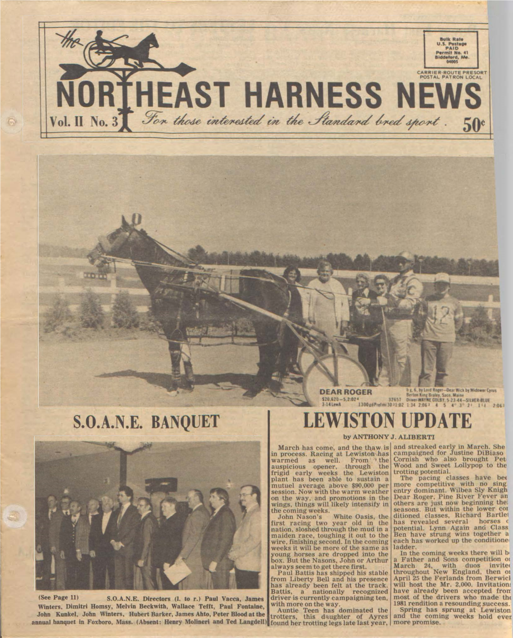Northeast Harness News, March 1982