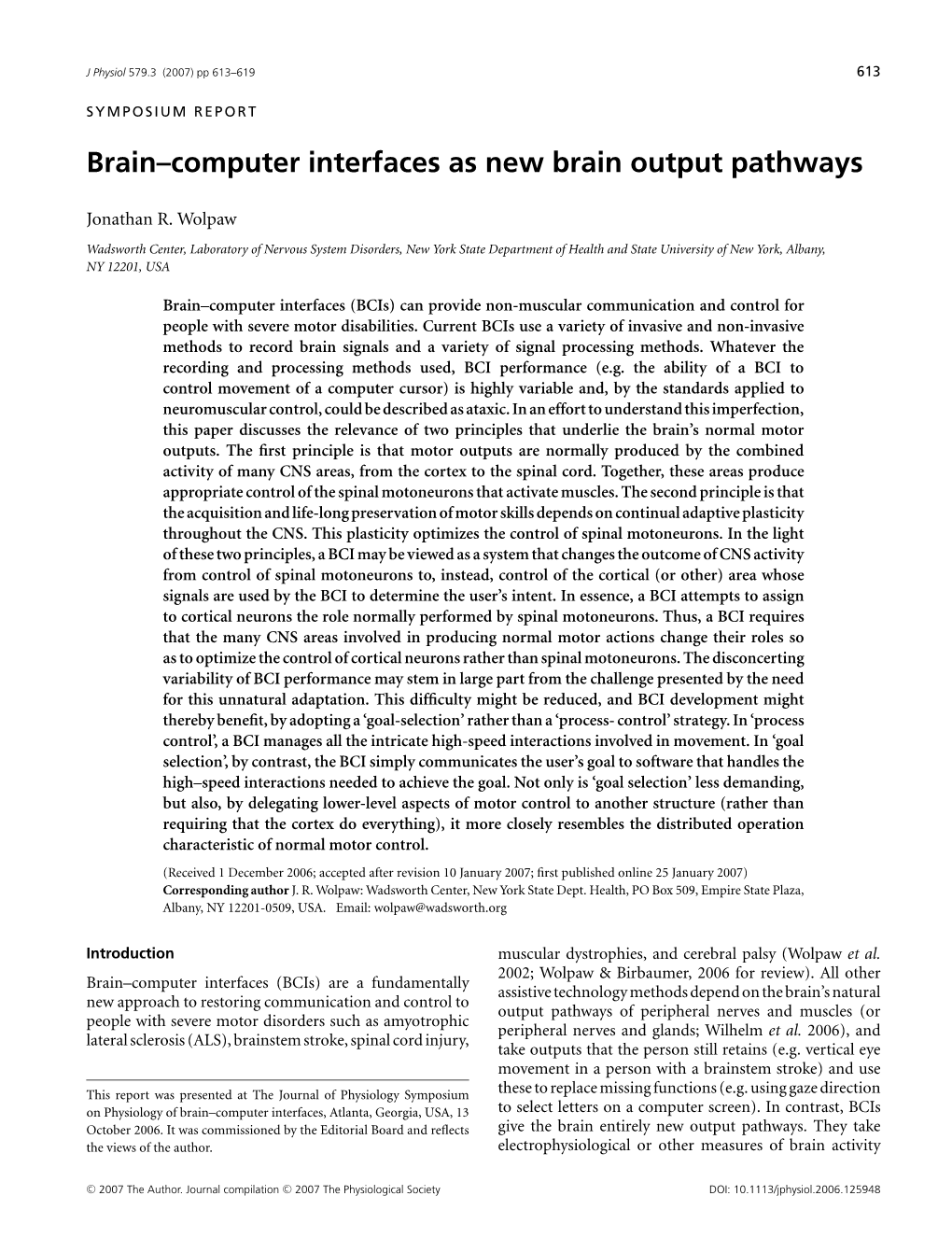 Brain-Computer Interfaces As New Brain Output Pathways.Pdf