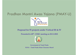 Pradhan Mantri Awas Yojana (PMAY-U)