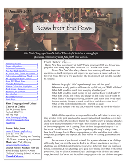 News from the Pews