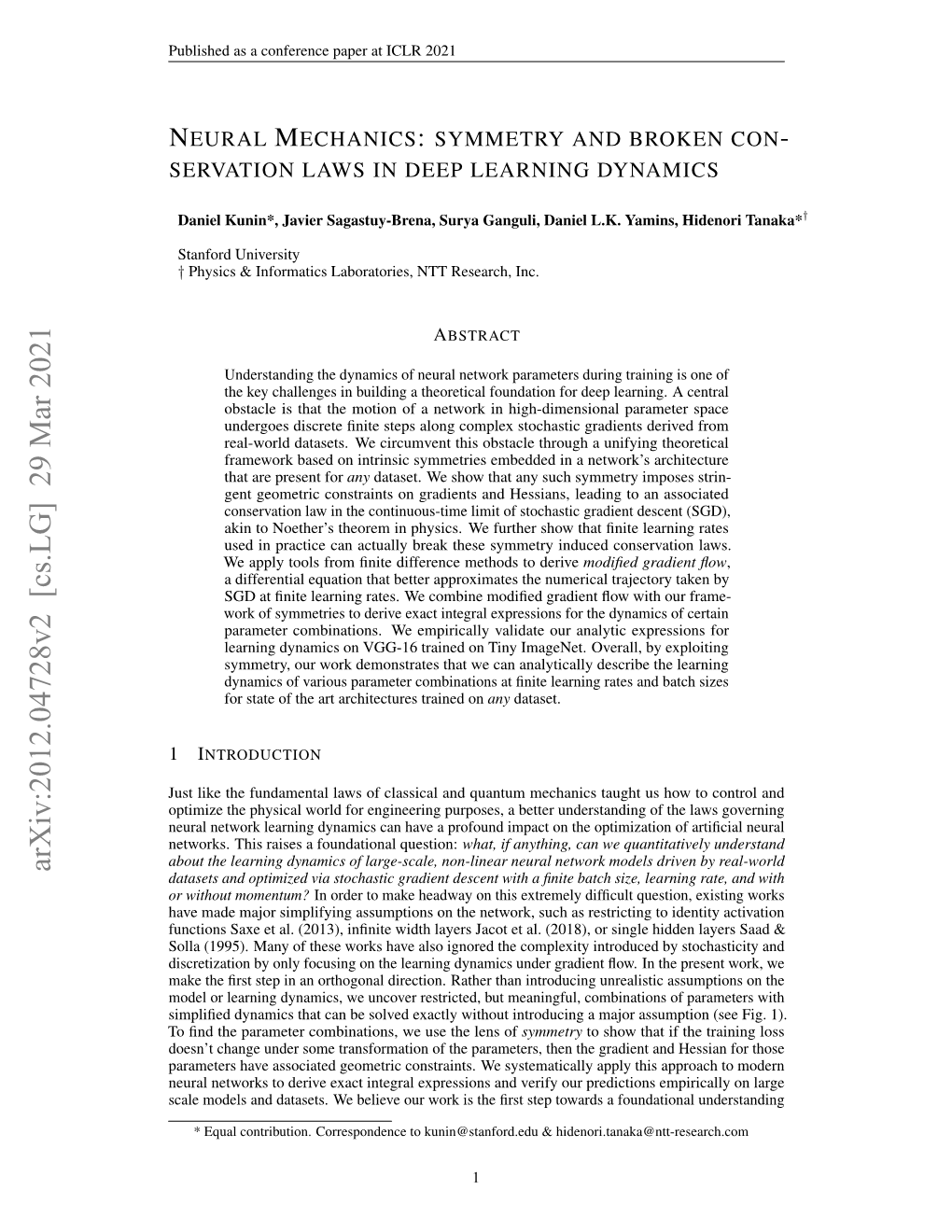 Arxiv:2012.04728V2 [Cs.LG] 29 Mar 2021