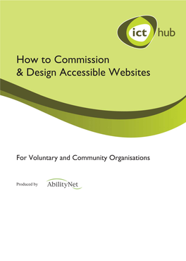 How to Commission & Design Accessible Websites