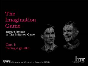 The Imagination Game Storia E Fantasia in the Imitation Game