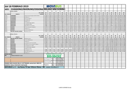 MOVIBUS Z621 CUGGIONO/INVERUNO/OSSONA/MILANO MM DORINO 1 Linea Andata COD