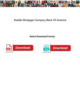 Seattle Mortgage Company Bank of America