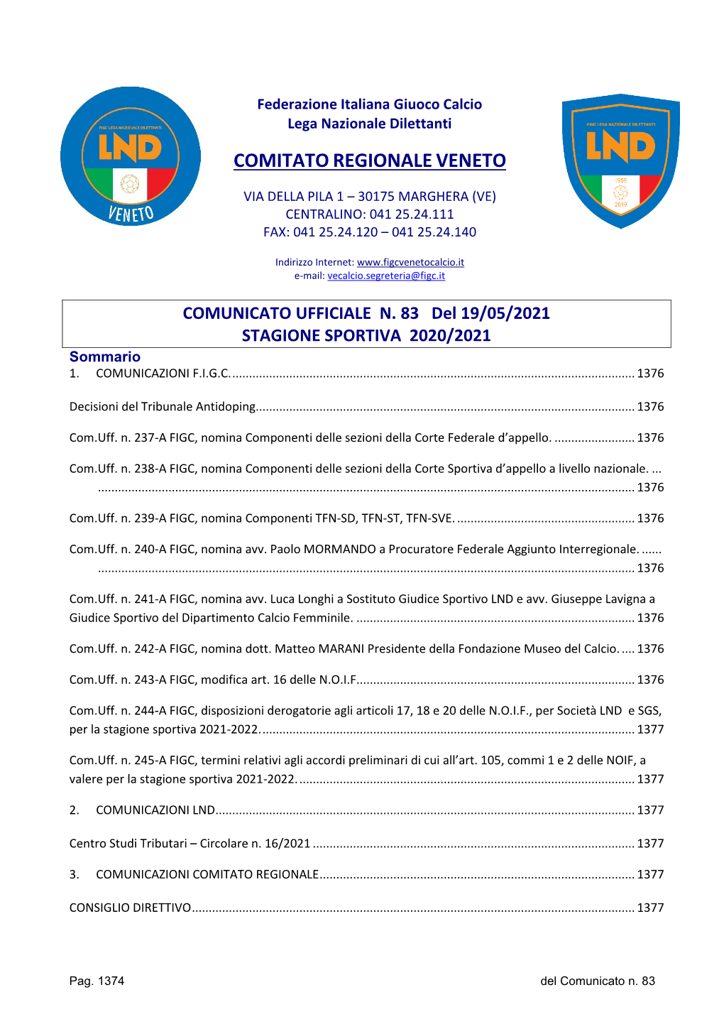 Regionale Veneto