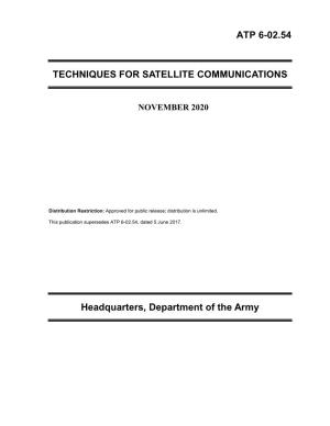 Satellite Communications Overview