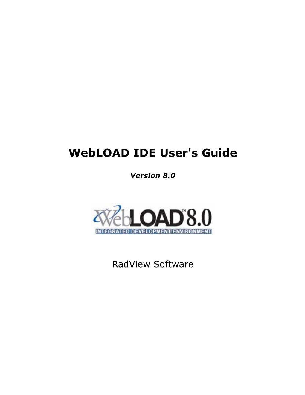 Webload IDE User's Guide