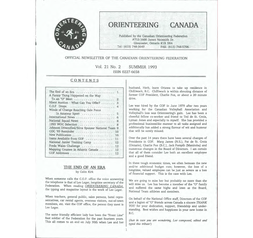 Orienteering Canada