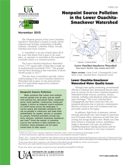 FSPPC129 Nonpoint Source Pollution in the Lower Ouachita-Smackover