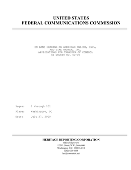 United States Federal Communications Commission