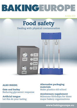 Food Safety Dealing with Physical Contamination