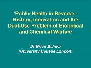 Discovery of the V-Series Nerve Agents During British Pesticide Research