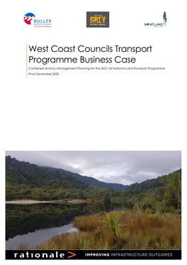 West Coast Councils Transport Programme Business Case Combined Activity Management Planning for the 2021-24 National Land Transport Programme Final December 2020