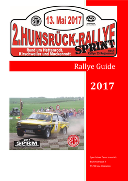 Rallye Guide