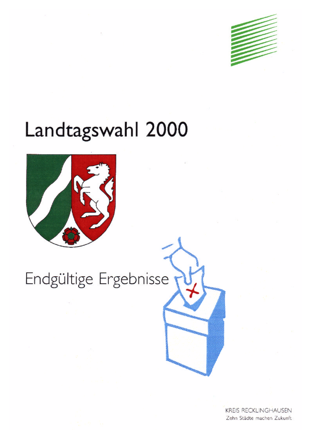 Landtagswahl 2000 Im Kreis Recklinghausen