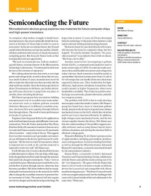 Semiconducting the Future
