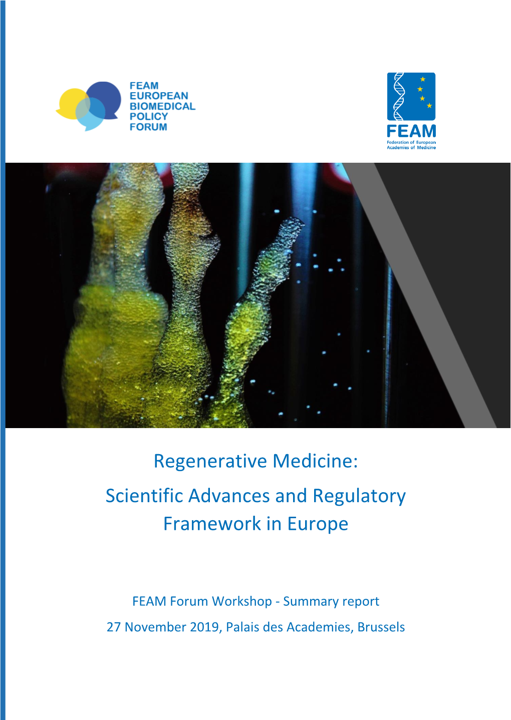 Scientific Advances and Regulatory Framework in Europe
