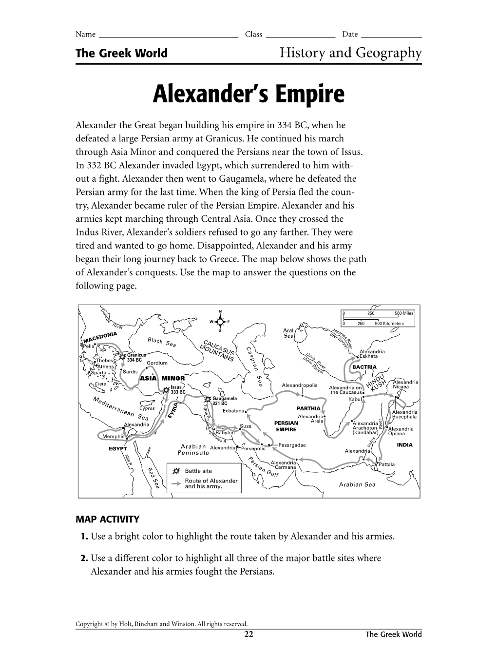 Alexander's Empire