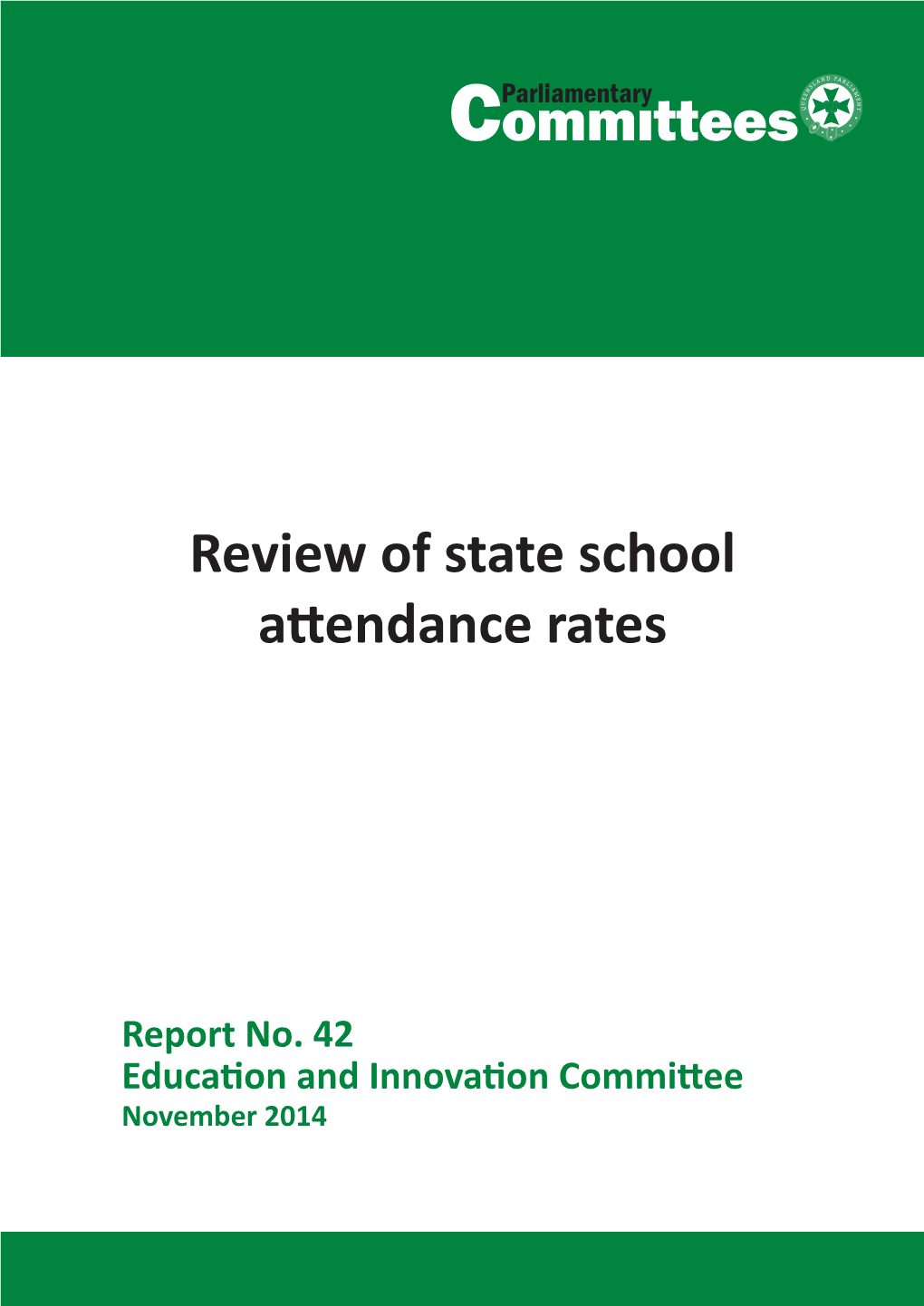 Review of State School Attendance Rates