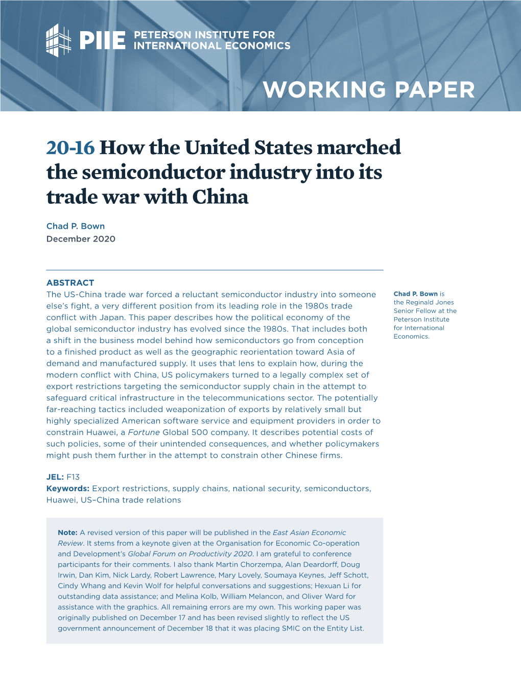 The Semiconductor Industry Into Its Trade War with China