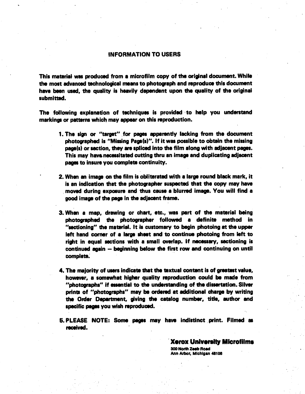 Xerox University Microfilms 300 North Zeob Road Ann Arbor, Michigan 48106 I I 73-18,915