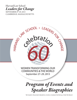 View the Celebration 60 Program
