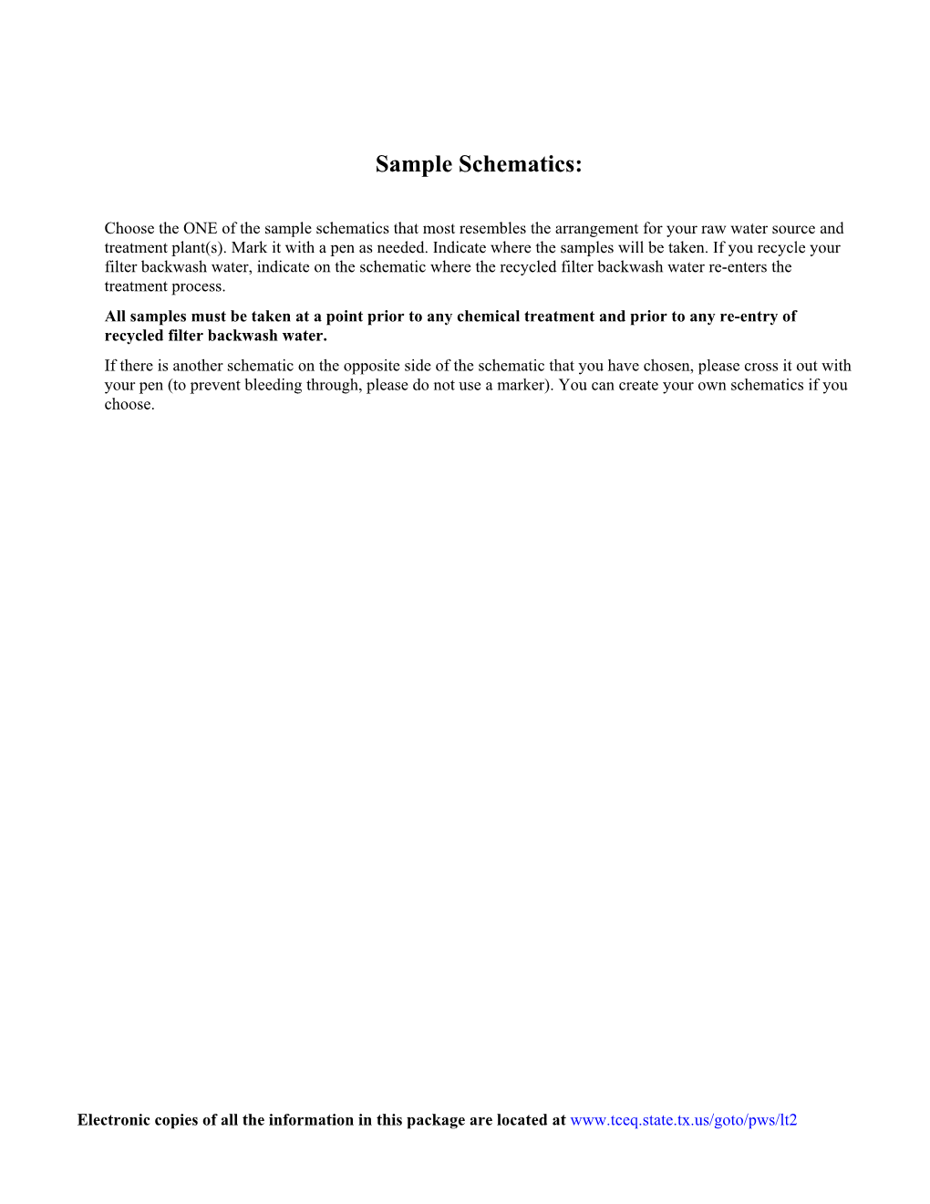 Long Term 2 Enhanced Surface Water Treatment Rule Diagrams