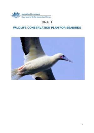 Draft Wildlife Conservation Plan for Seabirds