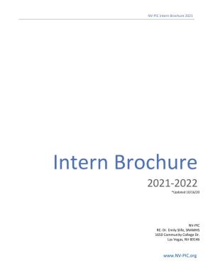 Intern Brochure 2021