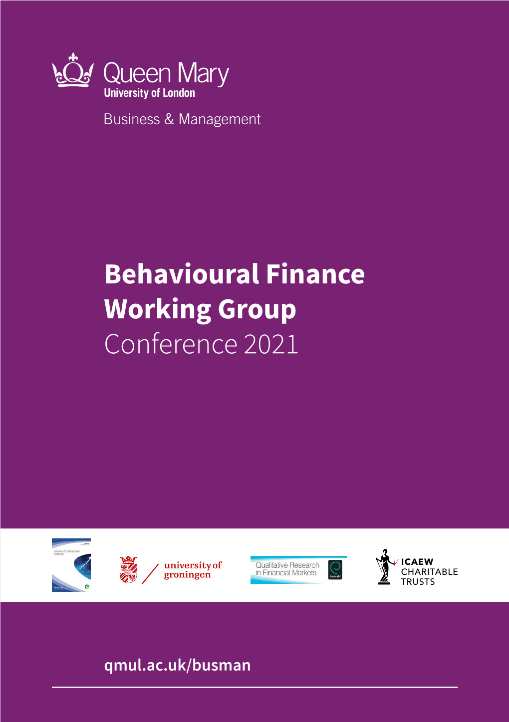 Behavioural Finance Working Group Conference 2021