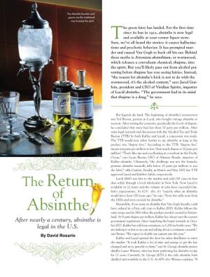 The Return Absinthe