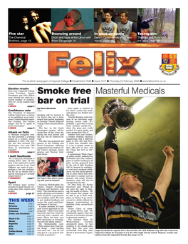 Smoke Free Bar on Trial Masterful Medicals