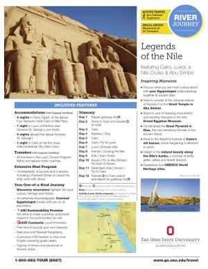 Legends of the Nile Featuring Cairo, Luxor, a Nile Cruise & Abu Simbel