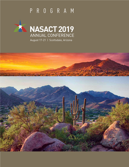 NASACT 2019 ANNUAL CONFERENCE August 17-21 | Scottsdale, Arizona TABLE of CONTENTS CONTINUING PROFESSIONAL EDUCATION