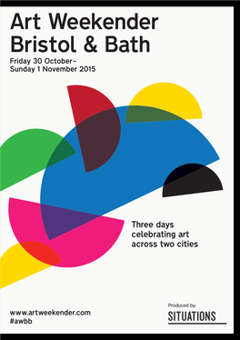 Art Weekender Programme 2015