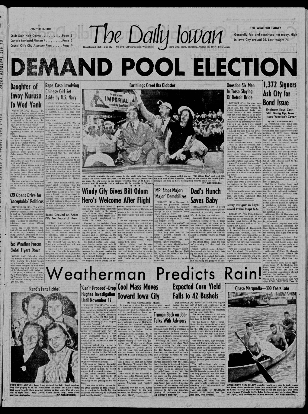 Daily Iowan (Iowa City, Iowa), 1947-08-12