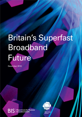 Britain's Superfast Broadband Future
