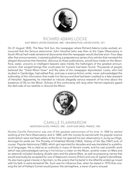 Richard Adams Locke Camille Flammarion