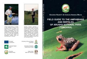 Field Guide to the Amphibians and Reptiles of Arusha National Park (Tanzania)