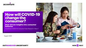COVID-19: How Will Consumers Change Cpgs? | Accenture