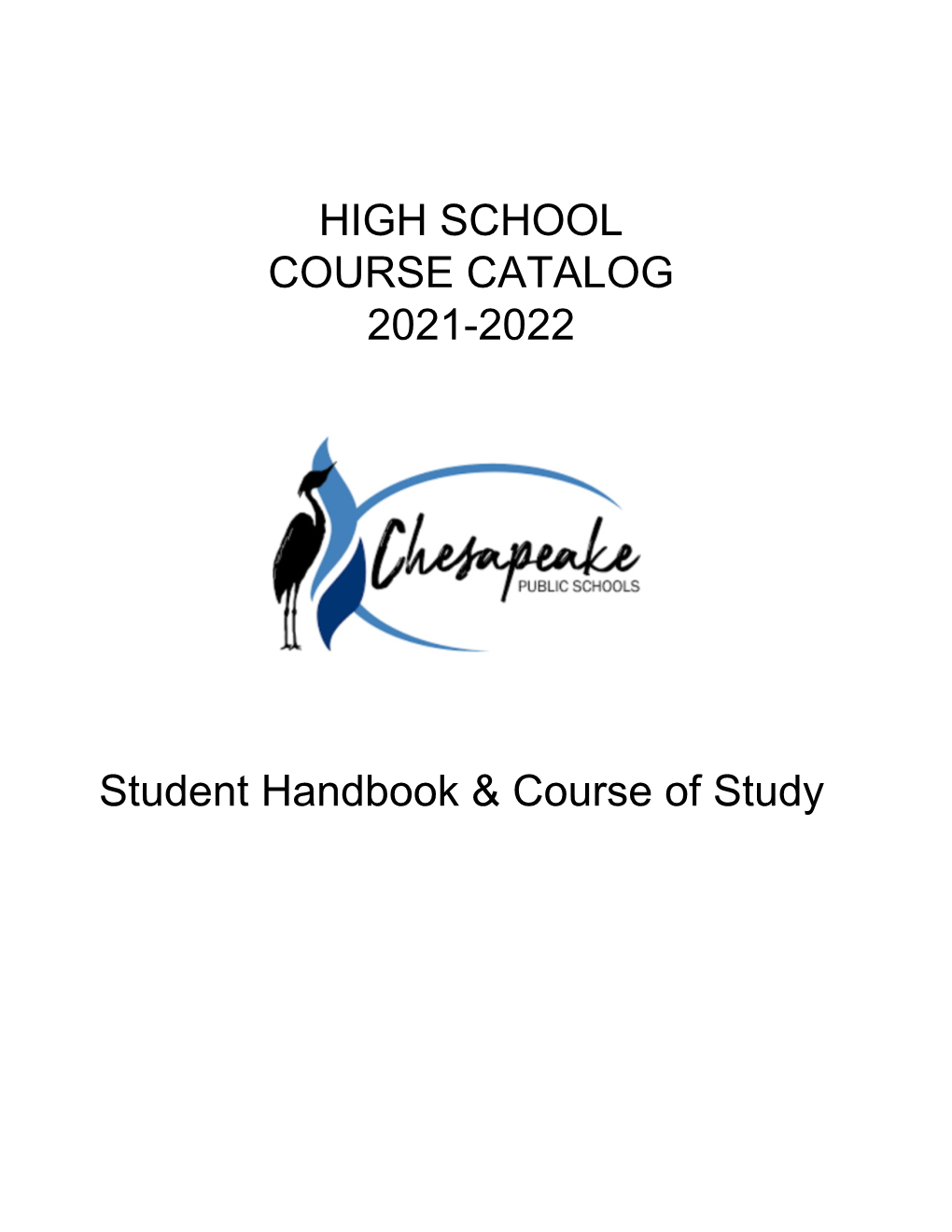 High School Course Catalog 2021-2022