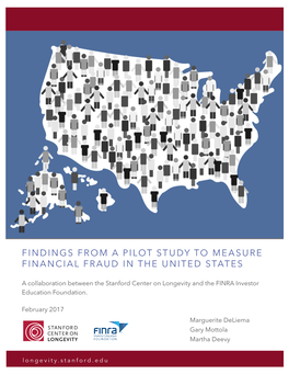 Findings from a Pilot Study to Measure Financial Fraud in the United States