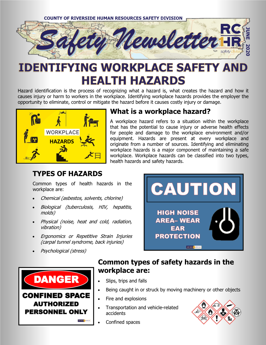 TYPES of HAZARDS Common Types of Safety Hazards in the Workplace - DocsLib